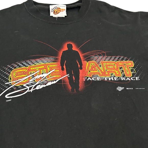 Y2K Tony Stewart NASCAR Winner’s Circle Tee T Shirt 2003 / Men’s Large * - Picture 2 of 4